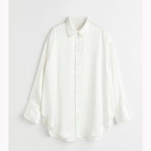 Oversized Satin Blouse Sz. M